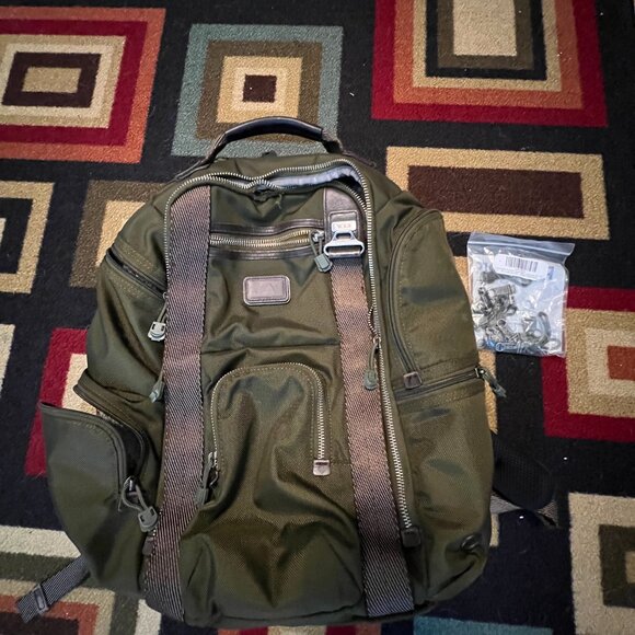 Tumi Alpha Bravo Kingsville Backpack - Olive - Picture 6 of 7